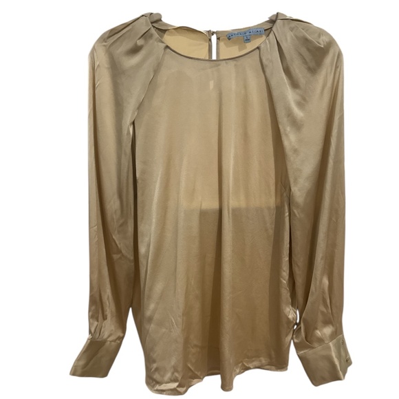 Antonio Milani Gold ‎ Silk Blouse - Picture 2 of 4